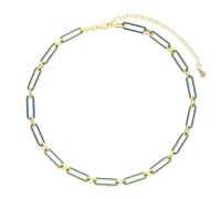 HHRLCH Neon Necklace For Women and Men, Rainbow Summer 7 Colors Neon Paper Clip Chain Choker Necklace, Neon Beads Necklace, Neon Jewelry, Neon Necklaces For Glow Party, Neon Necklaces