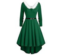 HHRLCH New Years Eve Dress Christmas Dresses for Women UK Long Sleeve Dress Party Xmas Dresses Christmas Costumes Mrs Christmas Outfit