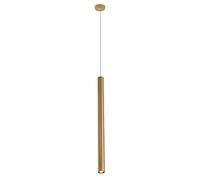 HHRLCH Nordic Cylindrical Light Long Tube Chandelier Anti-Rust Aluminum Kitchen Hanging Lamps Bar Ambient Lights Bedroom Living Room Ceiling Downlights Light Fitting/4000K/Height-50Cm