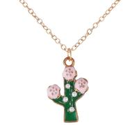 HHRLCH Palm Tree Necklace For Women, Coconut Palm Tree Pendant Necklace Cactus Bonsai Palm Necklace Potted Succulent Plants Necklace, Palm Tree Necklaces For Women, Tropical Necklace