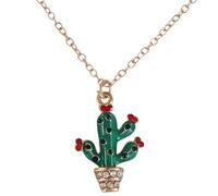 HHRLCH Palm Tree Necklace For Women, Coconut Palm Tree Pendant Necklace Cactus Bonsai Palm Necklace Potted Succulent Plants Necklace, Palm Tree Necklaces For Women, Tropical Necklace
