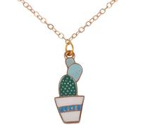 HHRLCH Palm Tree Necklace For Women, Coconut Palm Tree Pendant Necklace Cactus Bonsai Palm Necklace Potted Succulent Plants Necklace, Palm Tree Necklaces For Women, Tropical Necklace