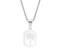 HHRLCH Palm Tree Necklace For Women, Palm Tree Necklace Coconut Tree Island Chain Choker, Palm Tree Necklaces For Women, Tropical Necklace, Palm Tree Pendant