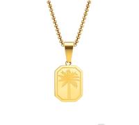 HHRLCH Palm Tree Necklace For Women, Palm Tree Necklace Coconut Tree Island Chain Choker, Palm Tree Necklaces For Women, Tropical Necklace, Palm Tree Pendant
