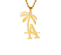 HHRLCH Palm Tree Necklace For Women, Tropical Palm Coconut Tree Beach Necklace Palm Tree Pendant Hawaii Beach Vocation, Palm Tree Necklaces For Women, Tropical Necklace