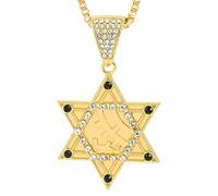 HHRLCH Pirate Necklace For Men and Women, Hip Hop Iced out Sea Anchor Pirate Skull Pendant Necklace For Women Men Long Chain, Skull Necklace Caribbean Pirate Anchor Necklace