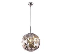 HHRLCH Post- Lamp Melt Chandelier Acrylic Lava Irregular Hanging Lamp Creative Mirror Ceiling Light Fixture for Living Room Bedroom Restaurant Home Decoration D36Cm Devi/Sier
