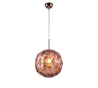 HHRLCH Post- Lamp Melt Chandelier Acrylic Lava Irregular Hanging Lamp Creative Mirror Ceiling Light Fixture for Living Room Bedroom Restaurant Home Decoration D36Cm Devi/Rose Gold