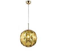 HHRLCH Post- Lamp Melt Chandelier Acrylic Lava Irregular Hanging Lamp Creative Mirror Ceiling Light Fixture for Living Room Bedroom Restaurant Home Decoration D36Cm Devi/Gold