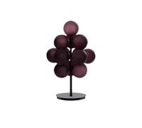 HHRLCH Purple MultiHeaded Mid Century Table Lamp with Glass Shade Perfect for Bedroom and Living Room