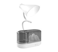 HHRLCH Rechargeable Desk Lamp with USB Port Eye-Caring Reading Light Foldable Table Lamp for Home Office and Study