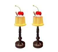 HHRLCH Retro Pudding Light Set with Battery - Table Lamp Room Decor Gift for Boys and Girls