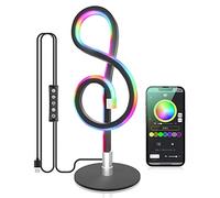 HHRLCH RGB Smart Table Light for Gaming - Dimmable Bedside Lamp with Music Sync & App Control 16 Million Colors 10W Atmosphere for Bedroom Living Room Bar Decoration