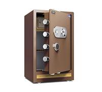 HHRLCH s Mechanical Code Lock Fireproof and Anti-Theft Storage Cabinet Home Hotel Office File Secret Cabinet Heavy Steel 60x39x32cm (Gold)