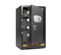 HHRLCH s Mechanical Code Lock Fireproof and Anti-Theft Storage Cabinet Home Hotel Office File Secret Cabinet Heavy Steel 60x39x32cm (Gold)
