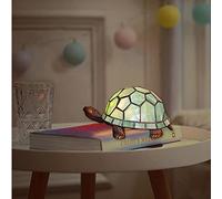 HHRLCH 's Night Light Tortoise/Turtle Lamp Bedside Table Lamp Stained Glass Accent Desk Lamp Gifts Green