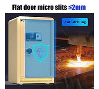 HHRLCH s Steel Fire-Proof and Anti-Theft Electronic Fingerprint Password Lock Cash Drawer Storage Large Height 6