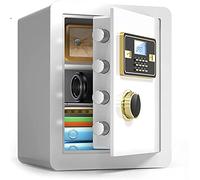 HHRLCH S， SWith Digital Keypad Intelligent Alarm System， Programmable Electronic Keypad， For Home Office Hotel Business Jewelry Cash Use Storage，Brown