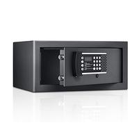 HHRLCH Safe Cash Box Home Safe with Key and Digital Lock with Jewellery Money Cash Valuables for Home Office Hotel (Color : Gold Size : 43x36x21cm) (Gold 43x36x21cm)