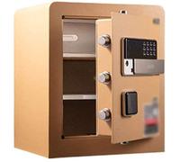 HHRLCH Safes S for Safety Cabinet， All Steel Anti-Theft Alarm Electronic Password Home Office SDeposit 2 Colors Optional Cabinet Safes Safe，Black