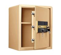 HHRLCH Safes Safety， Steel Key Lock， Electronic Storage Cabinet Built-in Alarm Cash 38X30X45Cm Cash S Safe