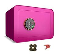 HHRLCH Safes Security， Anti-Theft Electronic SCan Be Fixed Installation - Purple -35X28X25Cm Security Insurance Safe
