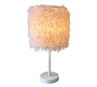 HHRLCH Simulation Feather Table Lamp - Bedside Lamp Home Decoration Photography Props