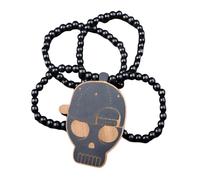 HHRLCH Skull Necklace For Men, Goat Skull Head Pendant, Hip Hop Death Skull Skeleton Pendant Necklace, Memento Mori Necklace, Pirate Medallion