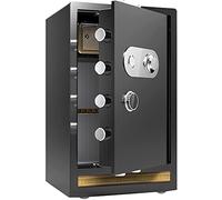HHRLCH Slock Combination Steel Anti-Theft and Cash Locker，Large-Capacity Storage Container For Household and Hotel