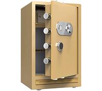 HHRLCH Stainless Steel f Mechanical Password Waterproof and Anti-Theft Storage ，Office， Business Hotel Documents