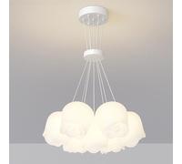 HHRLCH Stairwell Chandelier Ceiling Light Living Room Main Light Bedroom Small Fresh Chandelier For Living Room Dining Room Bedroom Clothing/White/13 Heads/White/13 Heads/White/