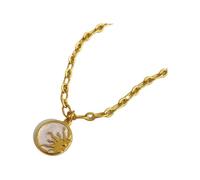 HHRLCH Sun Necklace For Women and Men, Boho Sun Pendant Necklace Vintage Sun and Moon Pendants Necklace Symbol of The Sun, Sun Necklace Gold, Sun and Moon Necklace, Sunburst Necklace