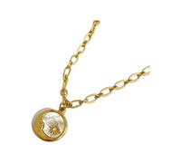 HHRLCH Sun Necklace For Women and Men, Boho Sun Pendant Necklace Vintage Sun and Moon Pendants Necklace Symbol of The Sun, Sun Necklace Gold, Sun and Moon Necklace, Sunburst Necklace