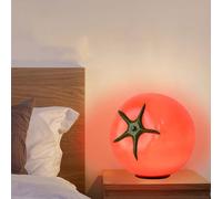 HHRLCH Table Lamp - Desk Lamp with Cable Switch Tomato Glass Arts Decoration for Bedside Living Room Bedroom Restaurant