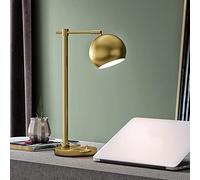 HHRLCH Telescope Desk Lamp Metal Lamp Antique ARC Standing Lamp Adjustable Flexible Swivel Arms Bedside Reading Lamp Vintage Task Lamp with Brass for Living Room Table Lamp Reading Lamp Household