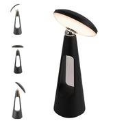 HHRLCH Touch Dimmable Table Lamp with Battery & USB Recharge Adjustable Angle 3 Color Modes Ideal for Bedside Reading Living Room Bedroom Office Desk