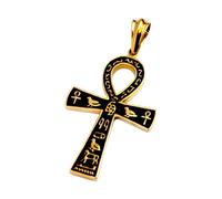 HHRLCH Vintage Amulets Ankh Necklace For Women, Ancient Ankh Pendant - Egyptian Jewelry For Men, Egyptian Ankh Necklace For Halloween Christmas Gifts