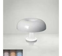 HHRLCH Vintage Retro Table Lamp - White Desk Lamp with Cable Switch Mushroom Creative Small Lamp for Bedroom Bar Living Room