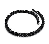 HHRLCH Wheat Chain Stainless Steel, Link Necklace 45CM-65CM