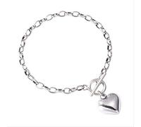 HHRLCHX Brazalete para Mujeres Parejas Hechas a Mano haded Heart Heart Colgante dones de Fiesta