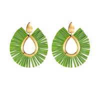 HHRLCHX Pendientes de los años 80 para Mujeres La última Moda Simple de Estilo Europeo es Adecuado para la joyería de la Fiesta de la Mujer Pendientes de Joyas en los Pendientes navideña para Mujeres