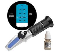 HHTEC Refractómetro Miel 12-30% Agua - Control Humedad Miel - ATC - Apicultura Profesional - Medidor Preciso