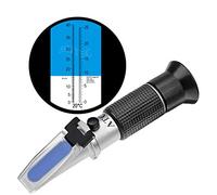 HHTEC Refractómetro Vino W25ATC - 0-40% Brix & 0-25% Alcohol Potencial - para Mosto de UVA - Control Fermentación - NO Mide Alcohol Final