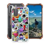 HHUAN Funda para Blackview BV7100 (6.58"), Ultrafino Suave Silicone Antichoque Fundas de Protección, Transparente Anti Rasguño TPU Bumper Case Carcasa para Blackview BV7100 - XS40