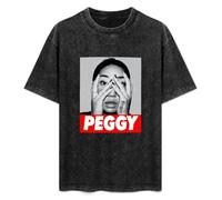 Hhuddv Peggy Gou Men's T-Shirt Black Unisex Mens Tees S