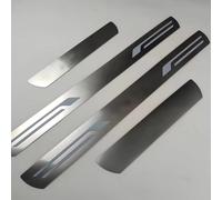 HHUIYUYY 4 Placas Acero Inoxidable Protector Umbral Puerta Coche para Toyota Corolla Touring Sport | Typ E210 | Bj. AB 2019, Inoxidable Protector Pedal Desgaste.