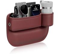 HHUIYUYY Bolsillo Lateral Asiento para MITSUBISHI Clot Plus 2020-2024, Organizador El Hueco Asiento Coche, Bolsa Organizador Coche.,Red