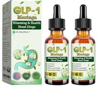 HHVB GLP-1 Health Boost Drops, HHVB Organic Moringa GLP-1, Advanced HHVB GLP-1 Drops, Gut & Digestive Immune & Energy Support,Supplement for Women & Men (2)