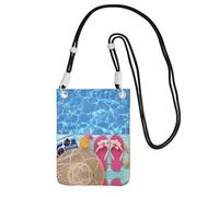 Hhwwtye Cool Pool Water Printing - Bolso bandolera universal para teléfono celular, para deportes al aire libre, fundas de transporte para teléfono móvil, color negro