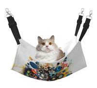 Hhwwtye Hamaca de inteligencia artificial para gatos con forma de cerebro, cama independiente para gatos para interiores y exteriores, fácil montaje